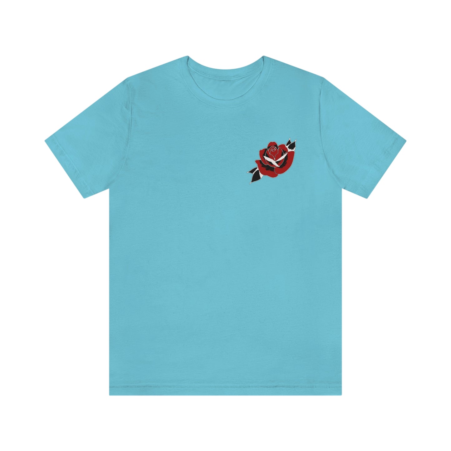 Unisex Jersey Short Sleeve Tee | Gypsy's Red Rose Gypsy Lady (by @ryseart)