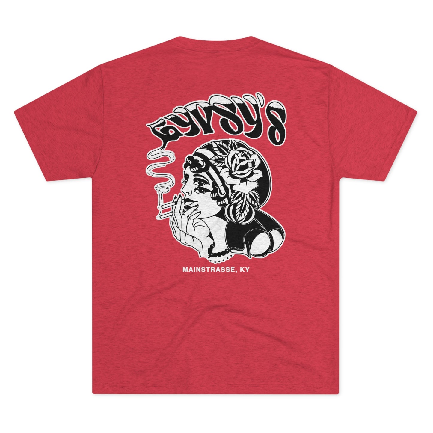 Unisex Tri-Blend Crew Tee | Gypsy's Double Gypsy Lady (by @ohbhave)