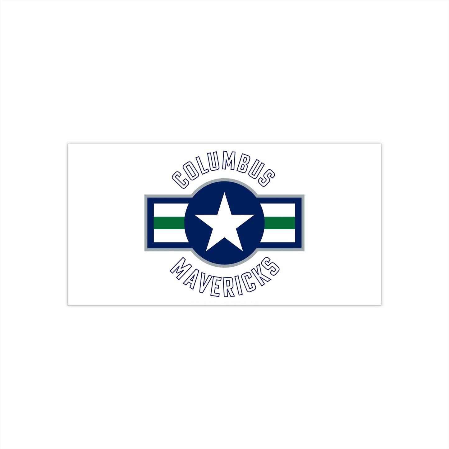 Bumper Sticker | Columbus Mavericks Alt Logo