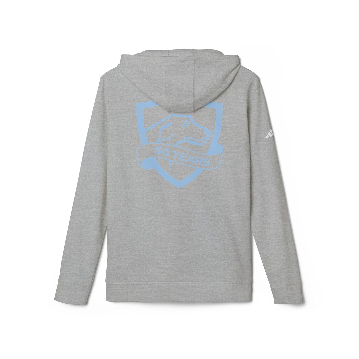 adidas® Unisex Fleece Hoodie | CRFC Wolfhounds 50th Banner Blue