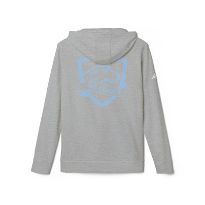 adidas® Unisex Fleece Hoodie | CRFC Wolfhounds 50th Banner Blue