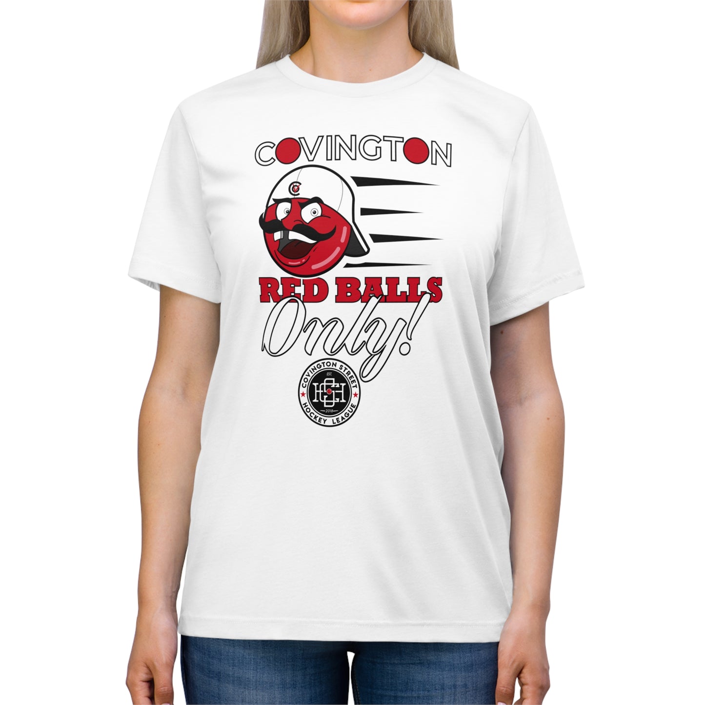 Unisex Triblend Tee | CSHL Red Balls Only