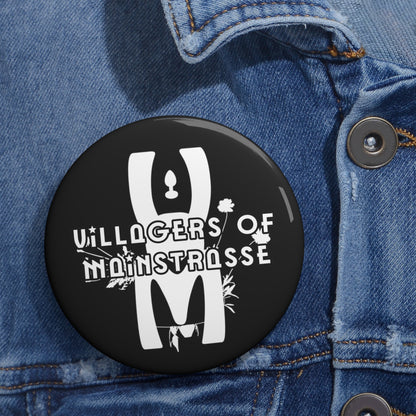 Pin (2 Sizes) | Villagers of Mainstrasse VOM Words w/ Sights