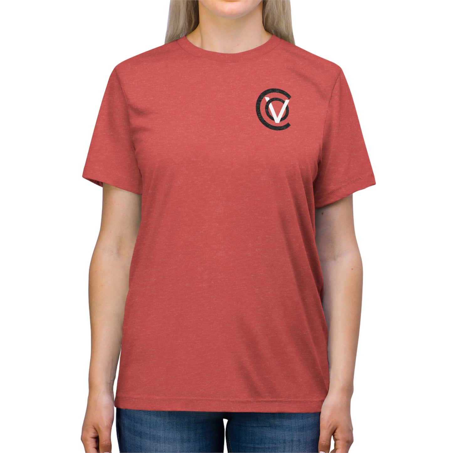 Unisex Triblend Tee | CSHL Cov Red Ball