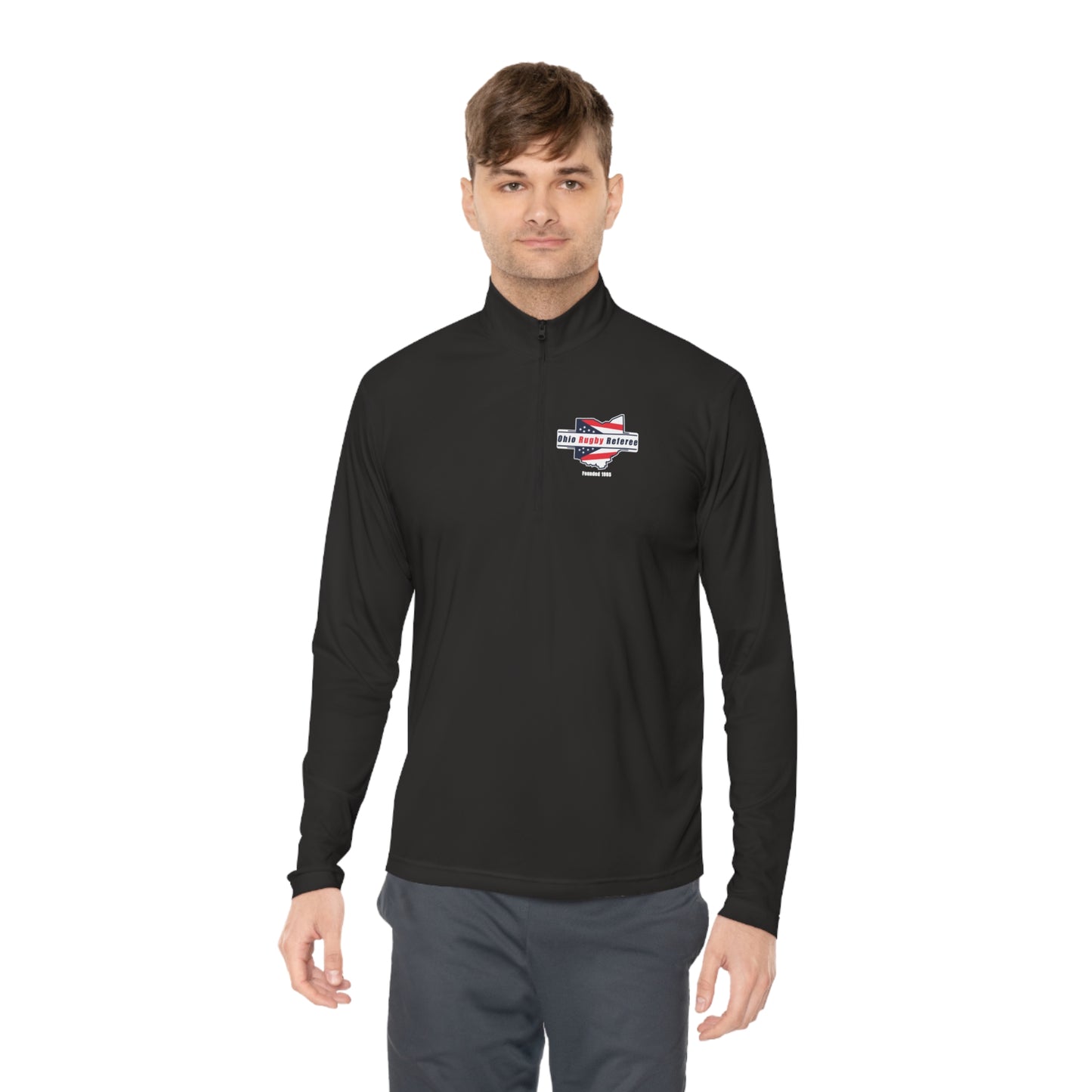 Unisex Quarter-Zip Pullover | Ohio Rugby Referee Society