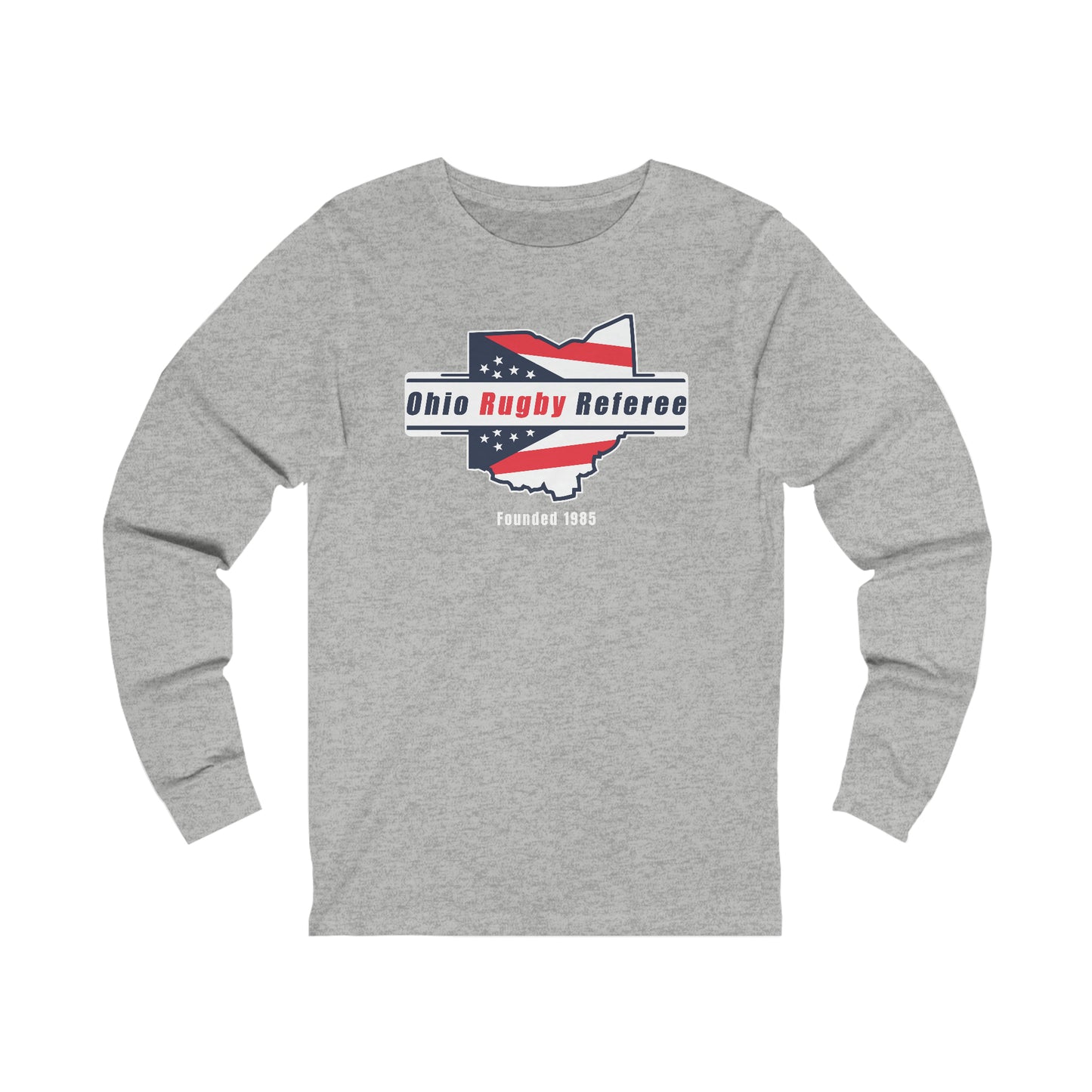 Unisex Jersey Long Sleeve Tee | Ohio Rugby Referee Society
