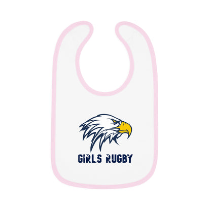 Baby Bib | Cincinnati Girls Rugby Logo Color