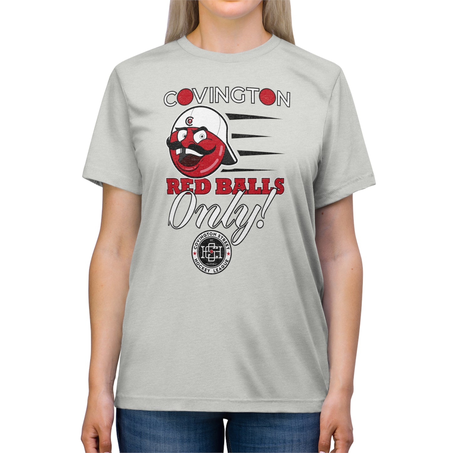 Unisex Triblend Tee | CSHL Red Balls Only