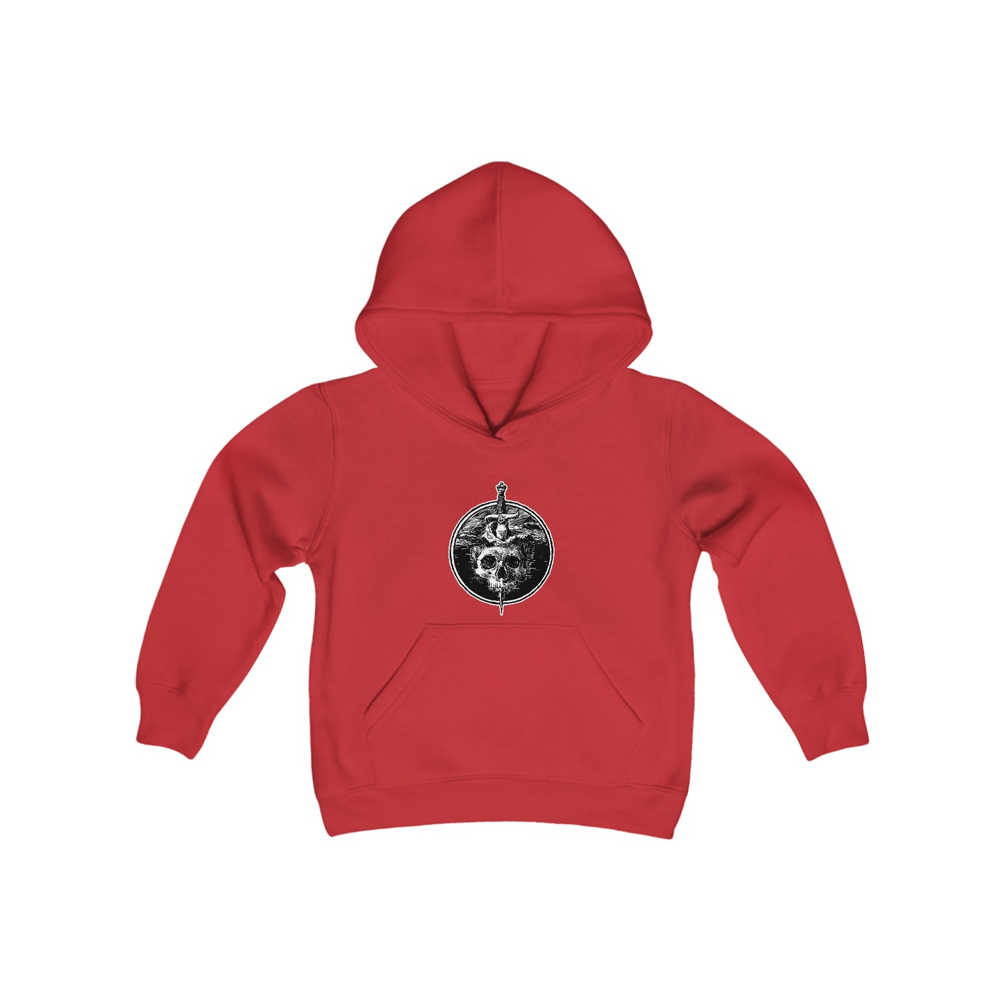 Unisex Youth Heavy Blend Hooded Sweatshirt | Sea of Treachery Sigil