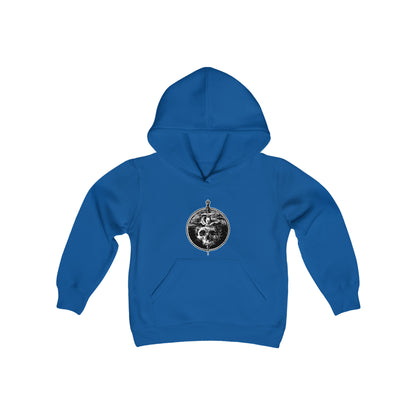 Unisex Youth Heavy Blend Hooded Sweatshirt | Sea of Treachery Sigil