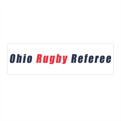Bumper Stickers | Ohio Rugby Referee Society