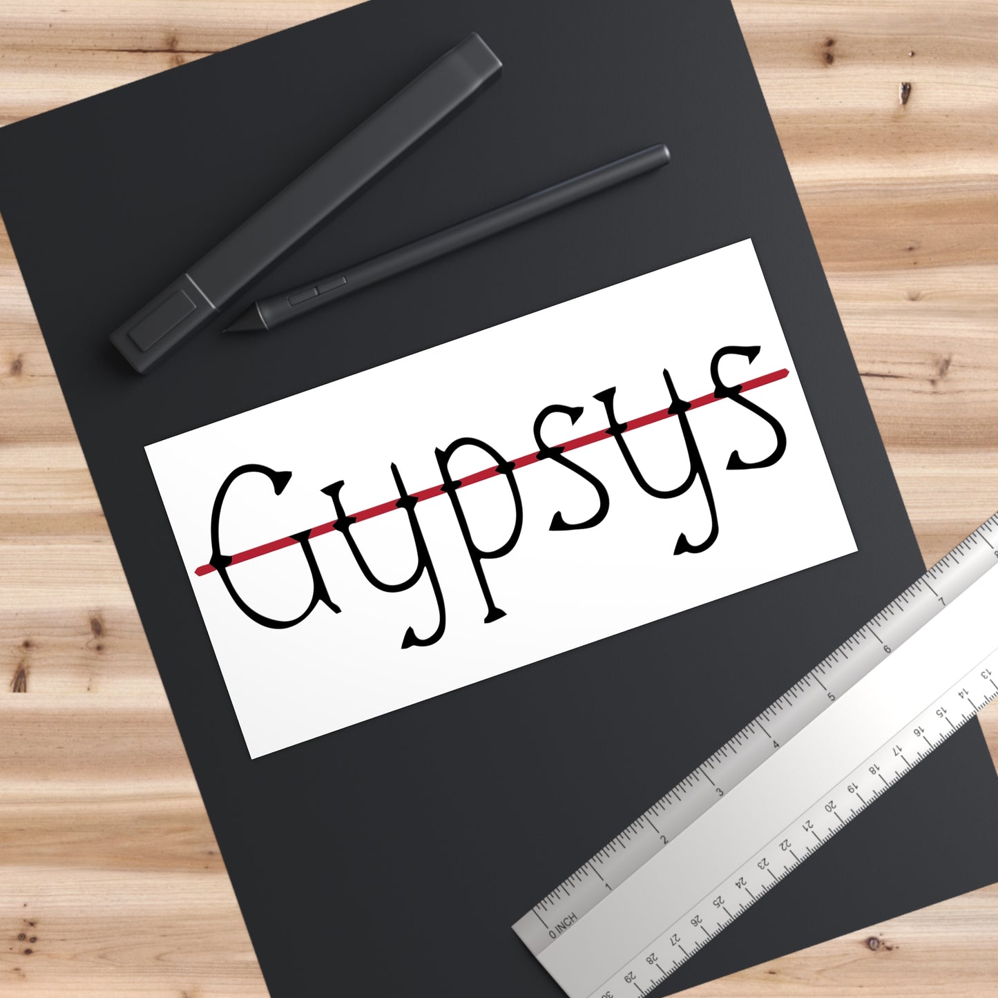Bumper Sticker | Gypsy's Lettering (by @ryseart)