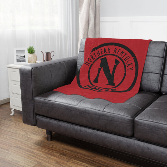 Minky Blanket Red | Norse Hockey Alt Logo