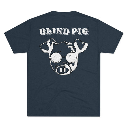 Unisex Tri-Blend Crew Tee | The Blind Pig Glasses