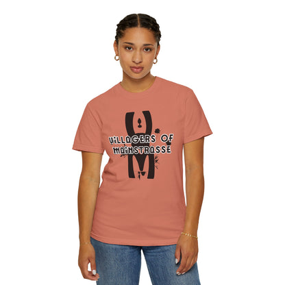 Unisex Comfort Colors T-shirt | Villagers of Mainstrasse VOM Words w/ Sights