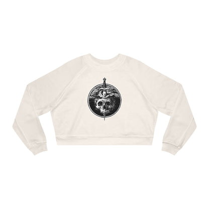 Women's Cropped Fleece Pullover | Sea of Treachery Sigil