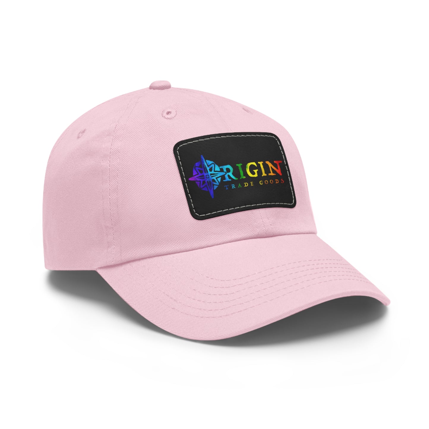 Dad Hat with Leather Patch (Rectangle) | Origin Trade Goods Color Blast