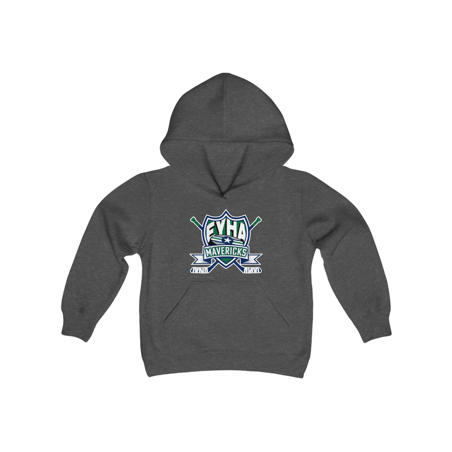 Youth Heavy Blend Hooded Sweatshirt | EYHA Mavericks