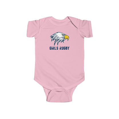 Unisex Infant Short Sleeve Onesie | Cincinnati Girls Rugby Logo Color