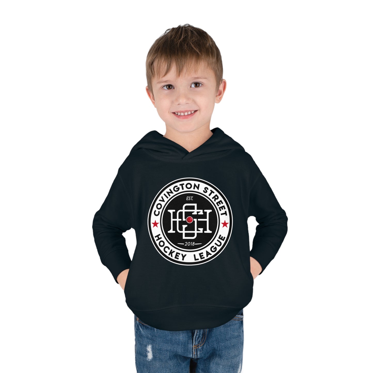 Toddler Pullover Fleece Hoodie | CSHL Logo