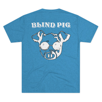 Unisex Tri-Blend Crew Tee | The Blind Pig Glasses