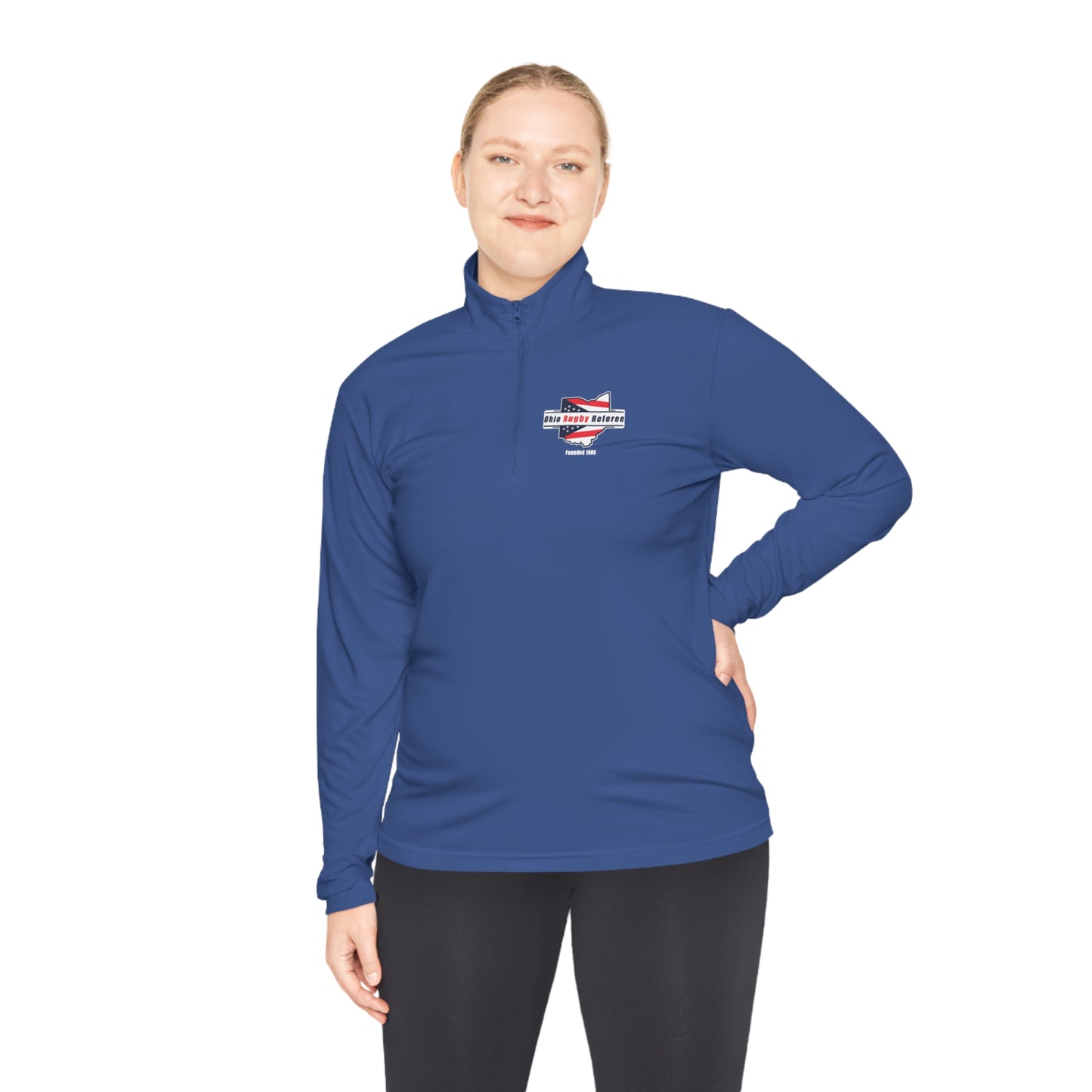 Unisex Quarter-Zip Pullover | Ohio Rugby Referee Society