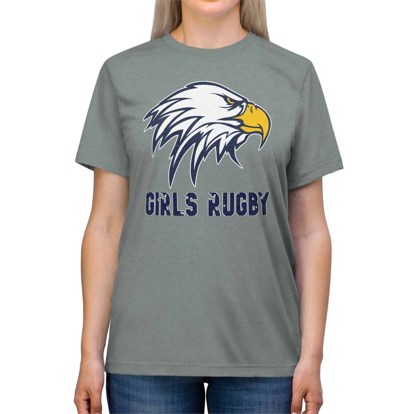 Unisex Triblend Tee | Cincinnati Girls Rugby Logo Color