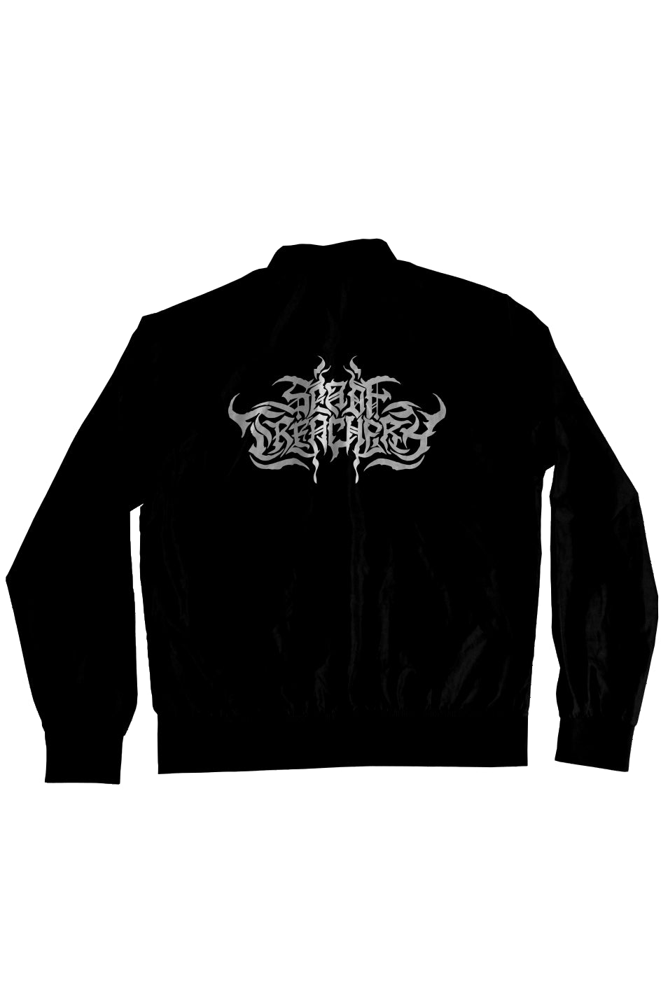 Lightweight Bomber Jacket Black | Sea of Treachery Logo