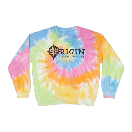 Unisex Comfort Colors Tie-Dye Crewneck Sweatshirt | Origin Trade Goods