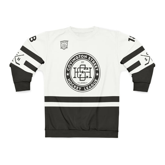 Unisex | CSHL White Logo Jersey Sweatshirt