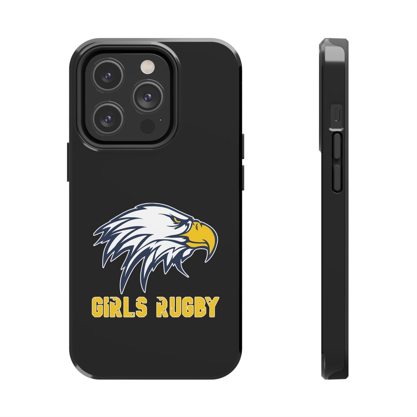 Black Tough Phone Cases | Cincinnati Girls Rugby Logo Color