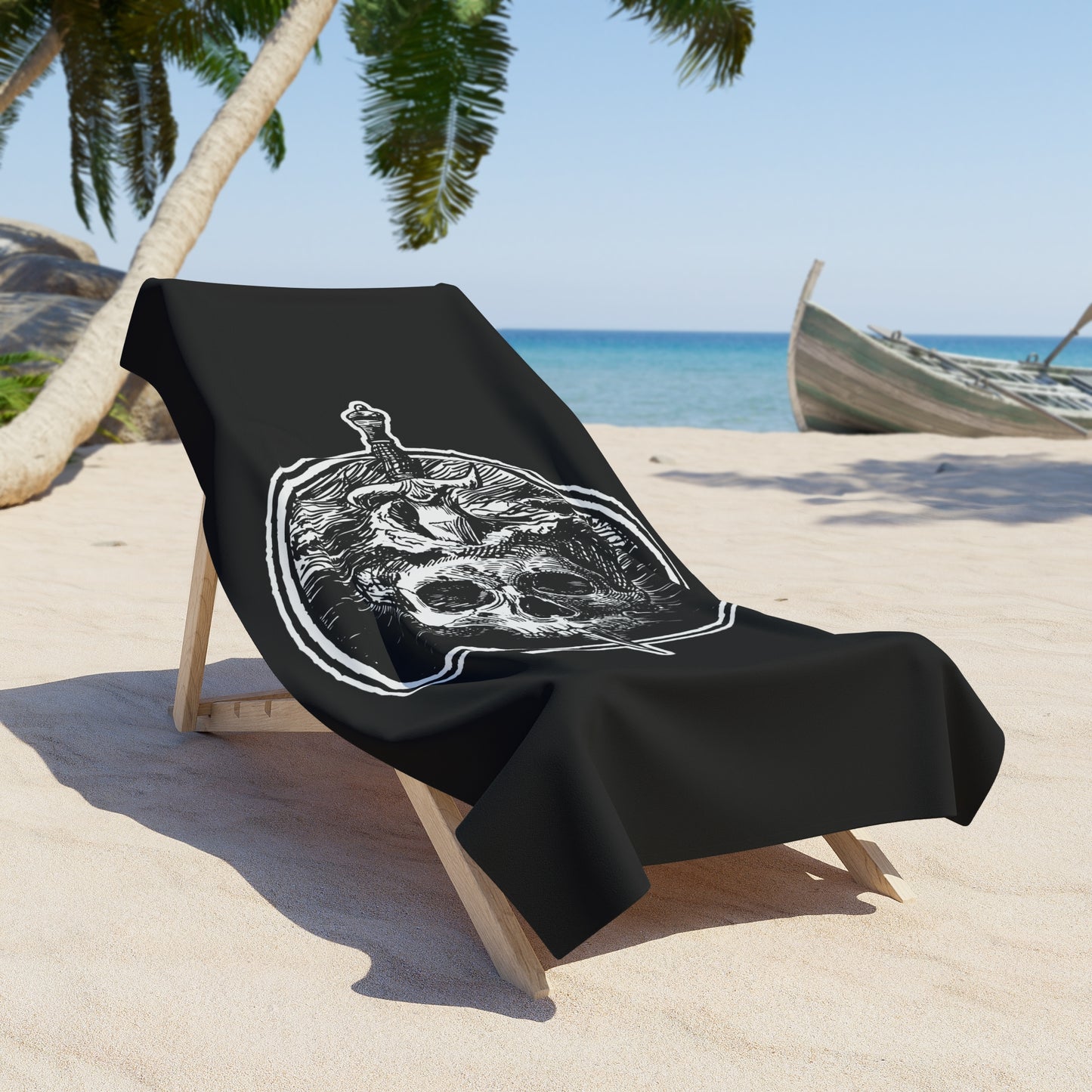 Huge Beach Towel 3'x6' | Sea of Treachery Sigil