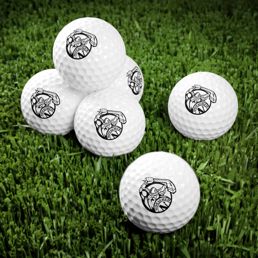 Golf Balls (6x) | Norsemen Hockey Color Logo