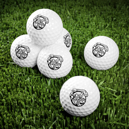 Golf Balls (6x) | Norsemen Hockey Color Logo