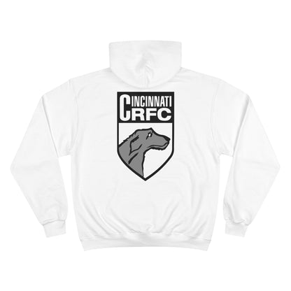 Unisex Champion Hoodie | CRFC Wolfhounds White Crest