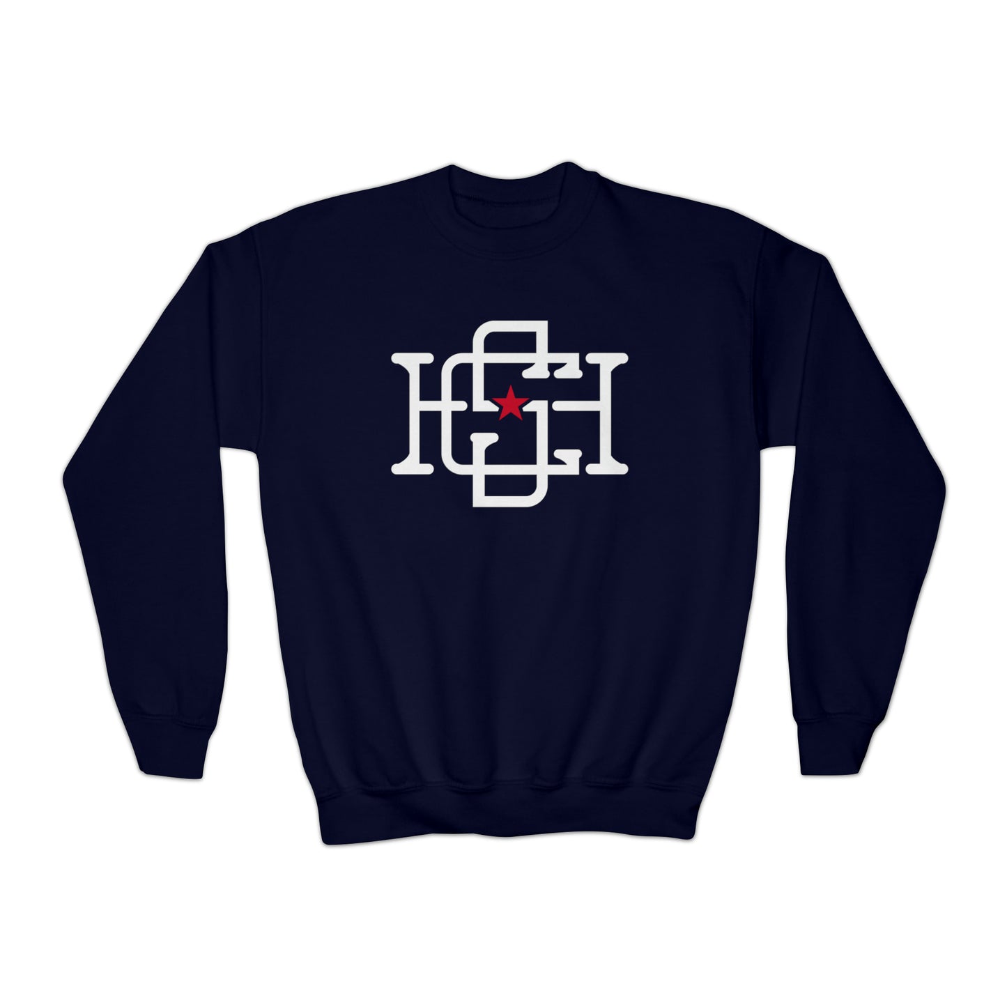 Youth Crewneck Sweatshirt | CSHL Knot Logo
