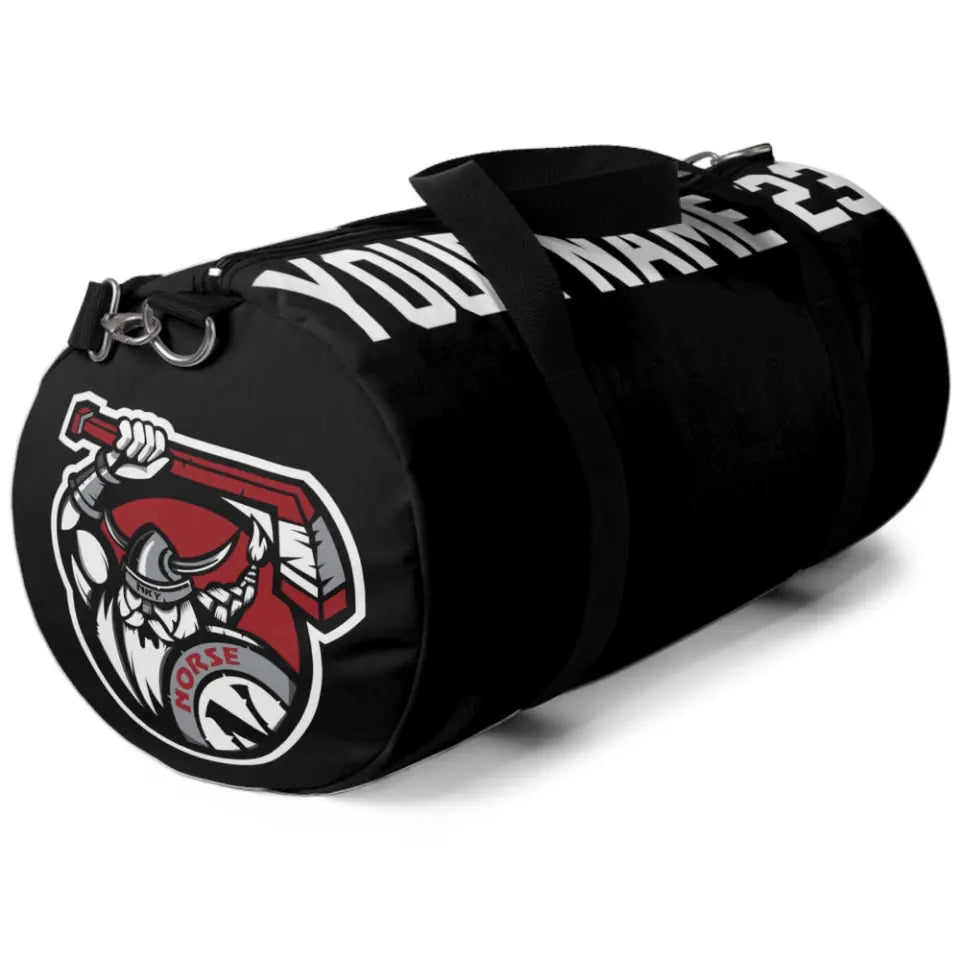 Personalized Duffle Bags | Norse Hockey Logo