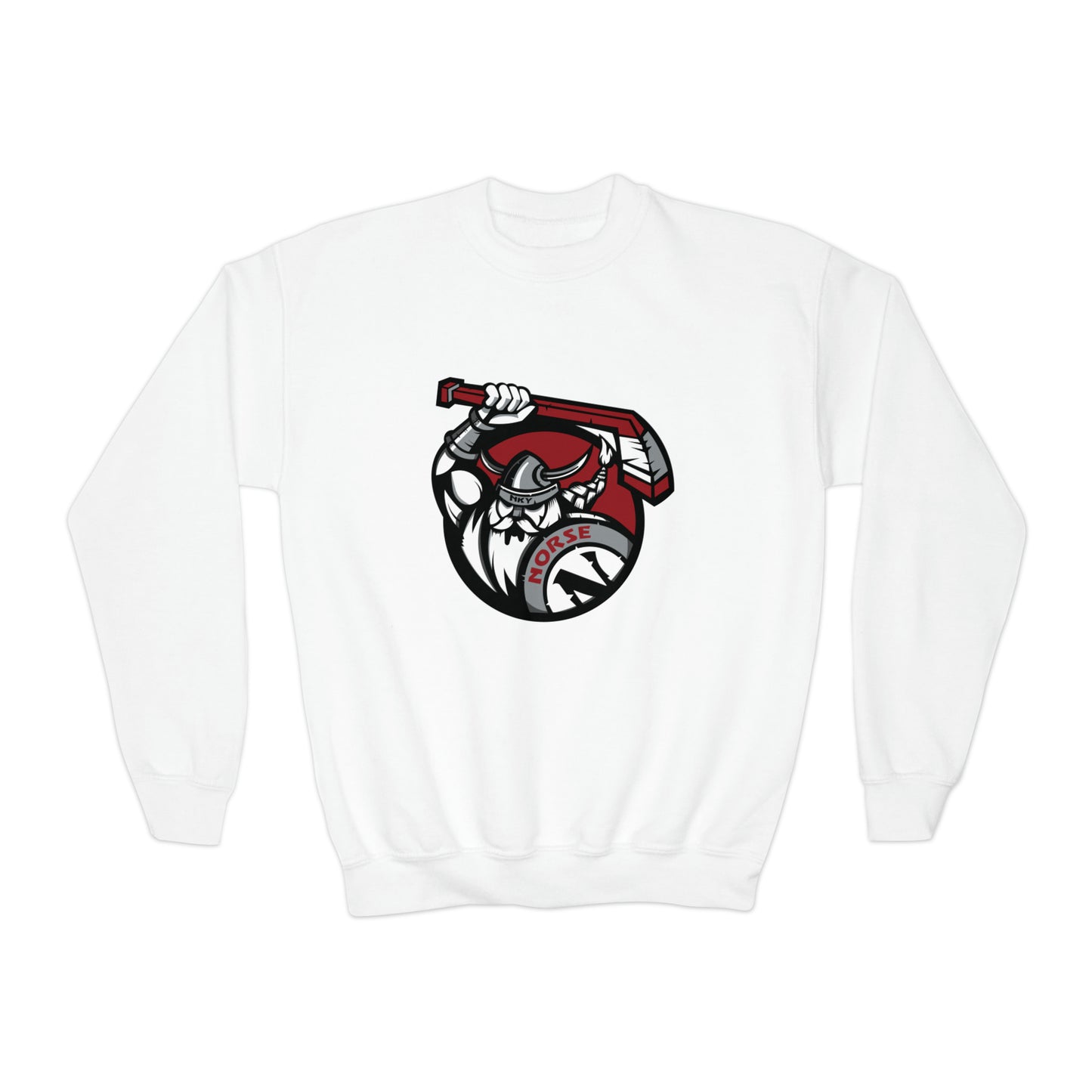 Youth Crewneck Sweatshirt | Norse Hockey Logo
