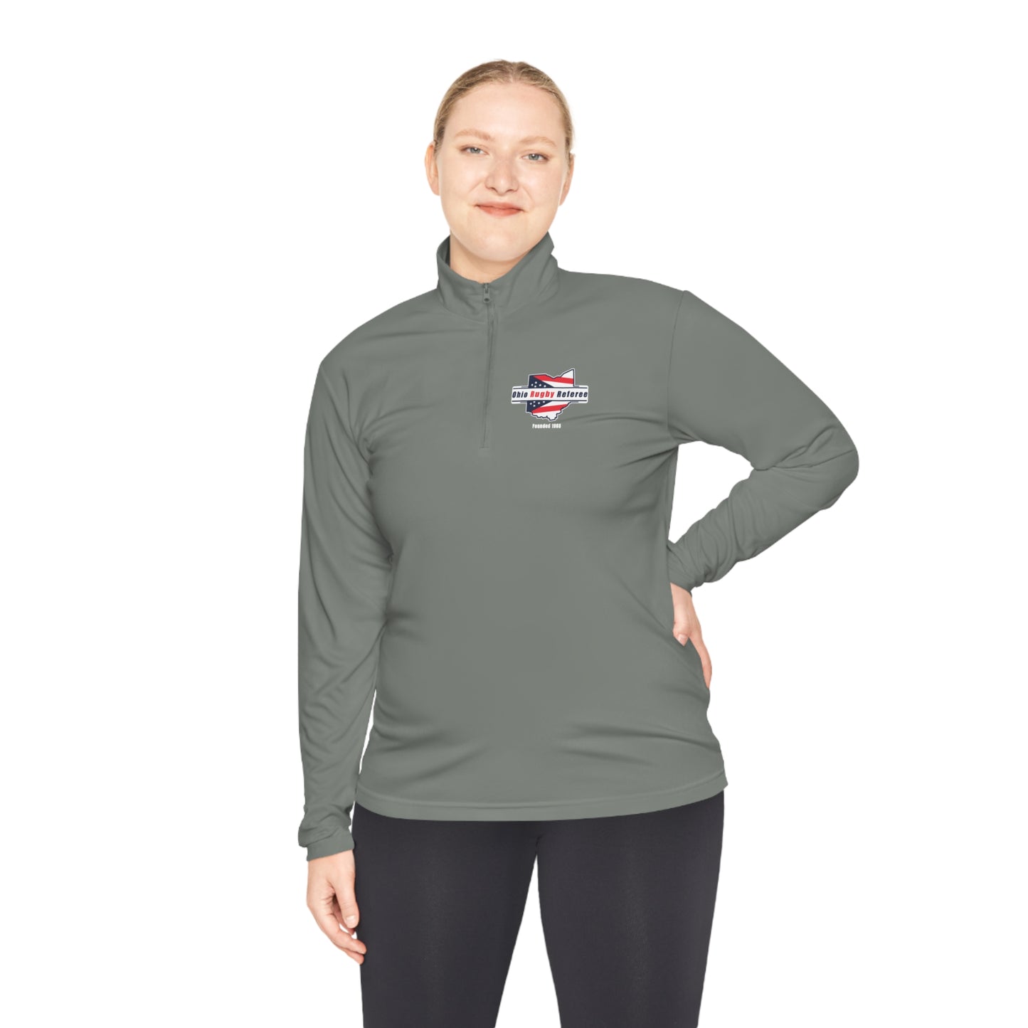 Unisex Quarter-Zip Pullover | Ohio Rugby Referee Society