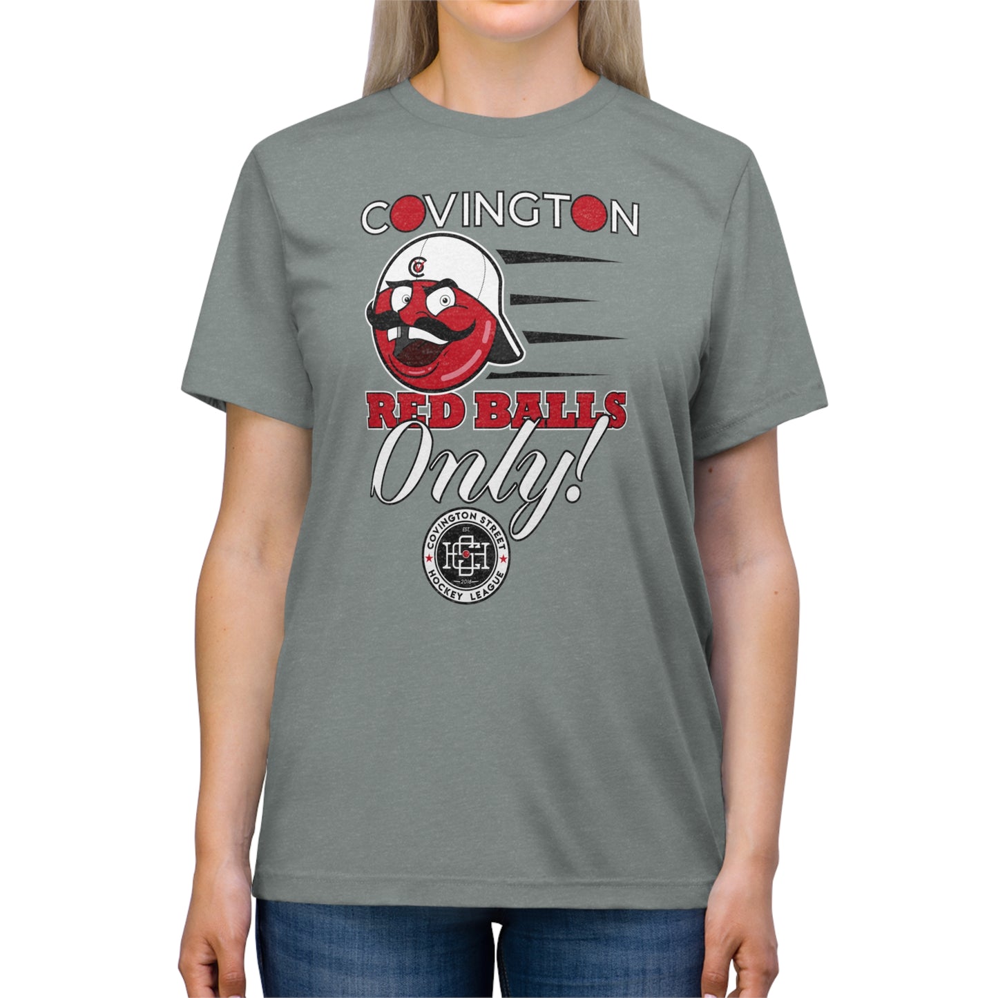 Unisex Triblend Tee | CSHL Red Balls Only