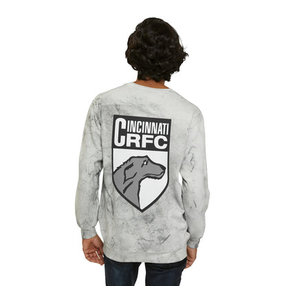 Unisex Color Blast Crewneck Sweatshirt | CRFC Wolfhounds White Crest