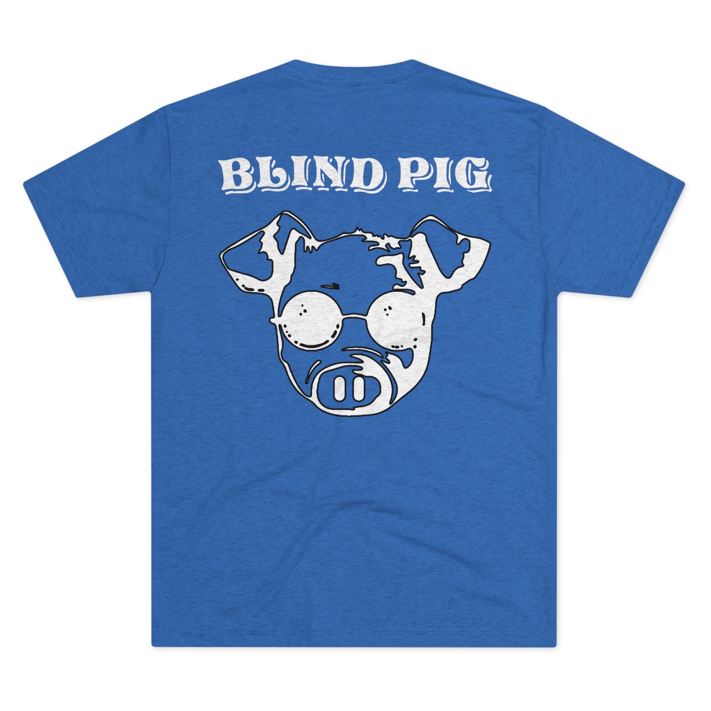 Unisex Tri-Blend Crew Tee | The Blind Pig Glasses