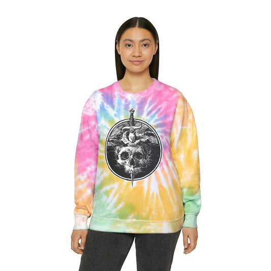 Unisex Comfor Colors Tie-Dye Crewneck Sweatshirt | Sea of Treachery Sigil