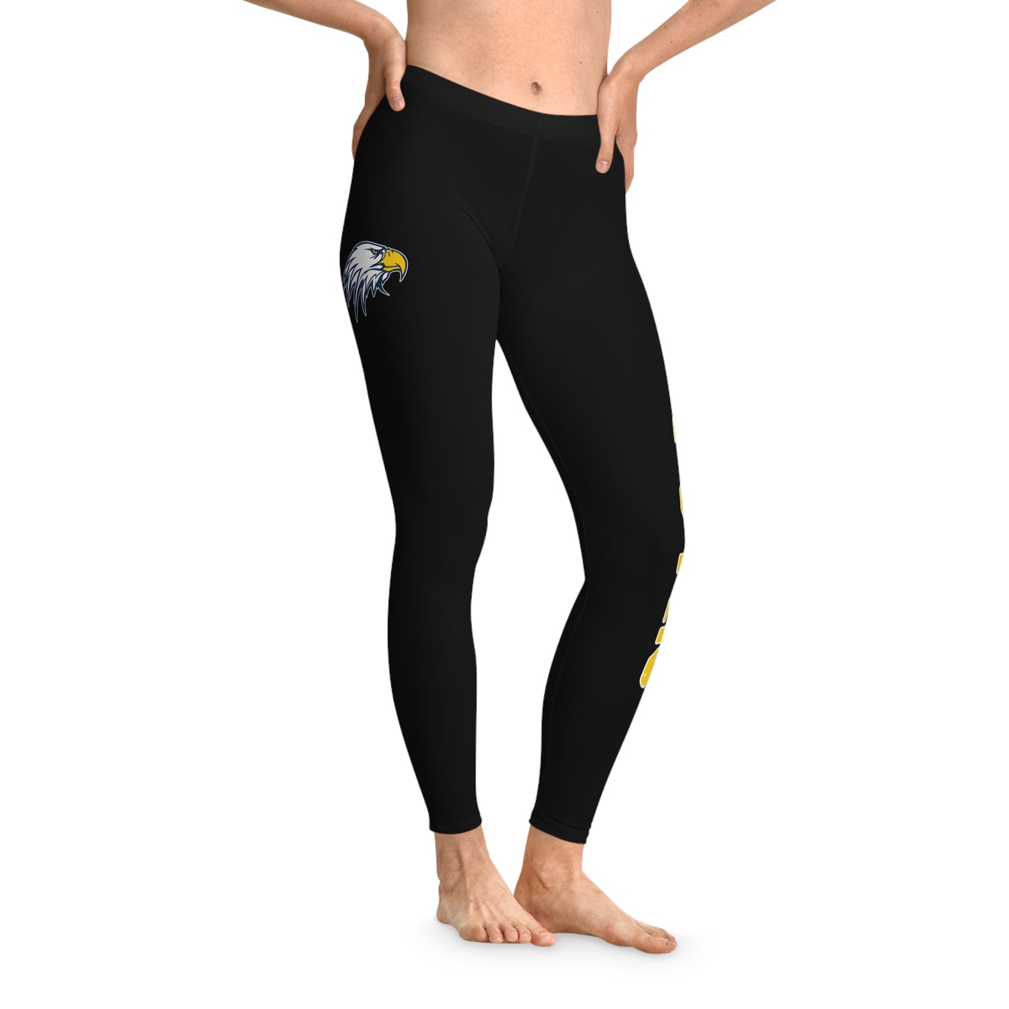 Stretchy Leggings Yoga Pants | Cincinnati Girls Rugby Logo Color