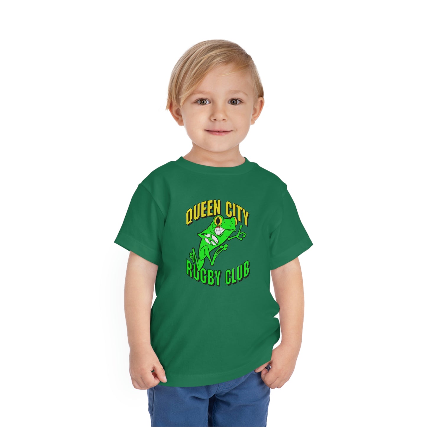 Toddler Tee | QCRFC Frogs Logo