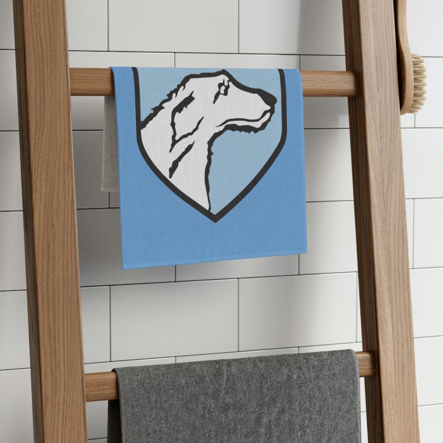 Blue Rally Towel 11"x18" (Or Hand Towel) | CRFC Wolfhounds Blue Crest