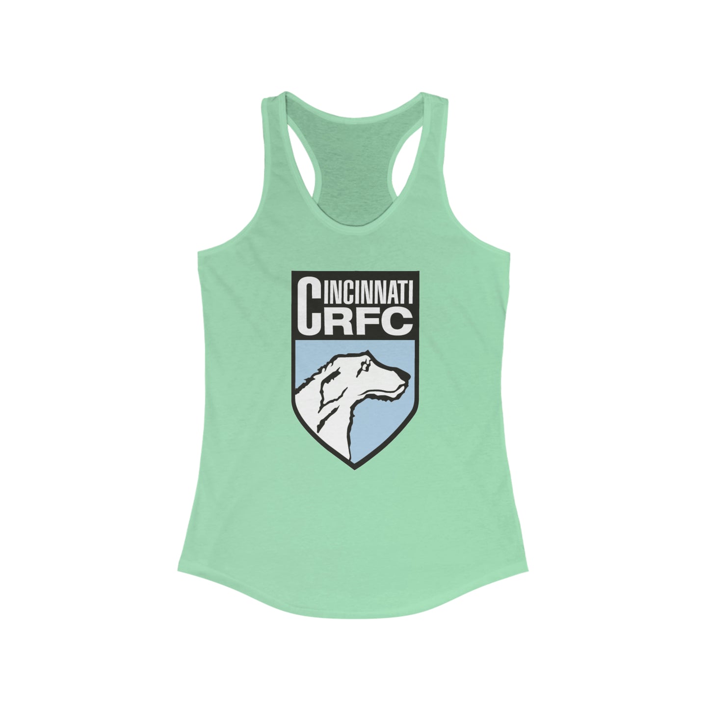 Women's Racerback Tank | CRFC Wolfhounds Blue Crest