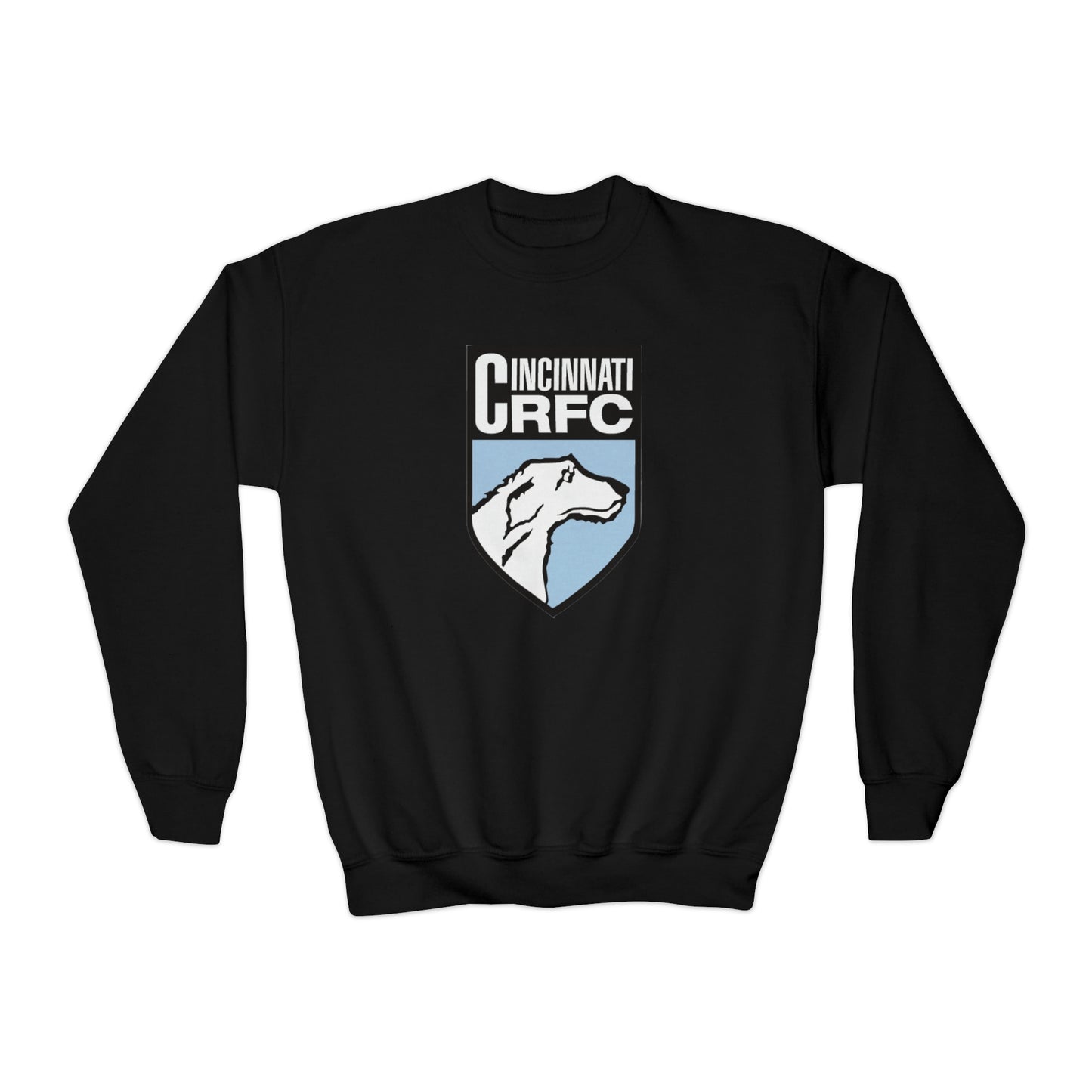 Youth Crewneck Sweatshirt | CRFC Wolfhounds Blue Crest