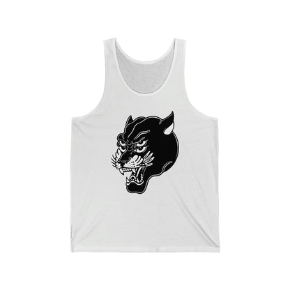 Unisex Jersey Tank | Mothers Tattoo Double Panther Logo by Brendan Houston (IG: @ohbhave)