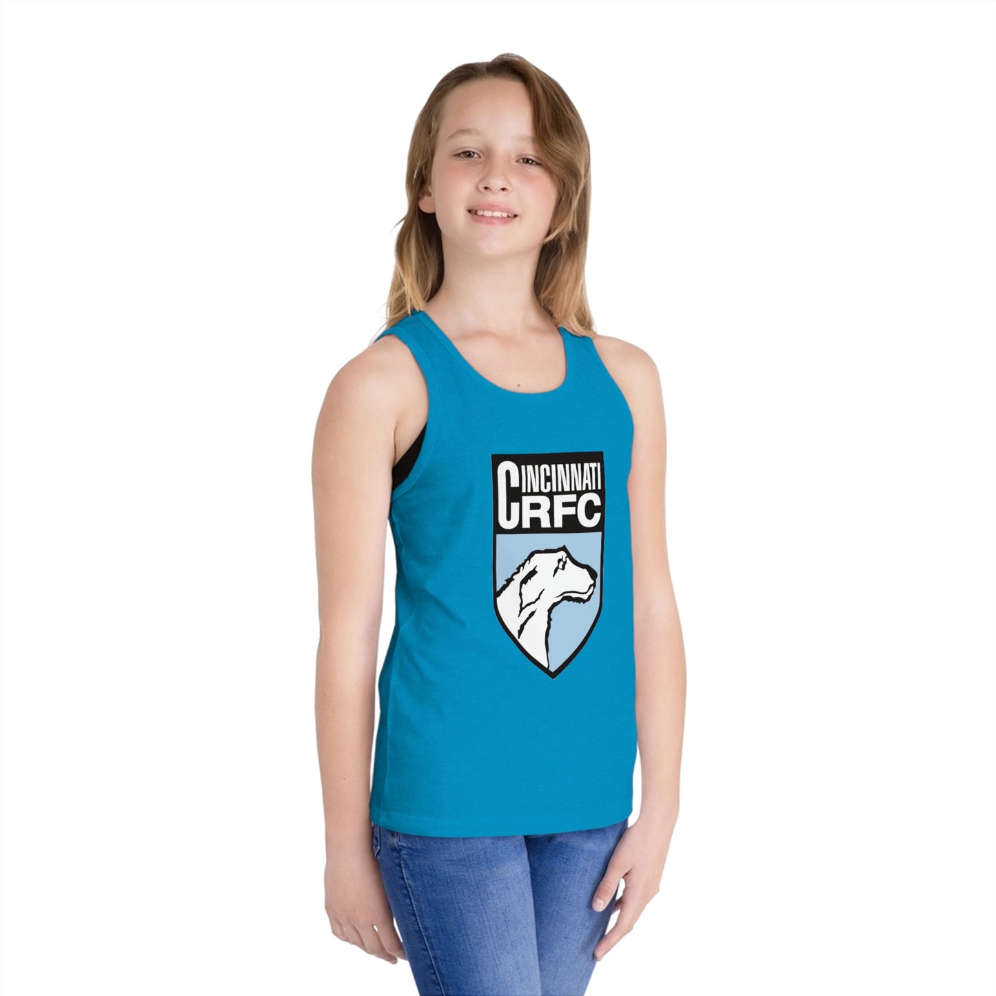 Kid's Unisex Tank Top | CRFC Wolfhounds Blue Crest